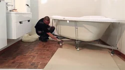 How to install acrylic bathtubs photo