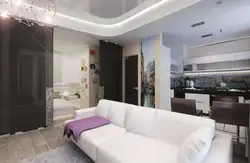 Layout kitchen living room bedroom photo
