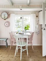 Kitchen Design With White Paneling