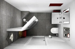 L Shaped Bathroom Interior