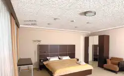 Панели на потолок в спальню фото