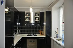 Photos of black kitchens in Khrushchev