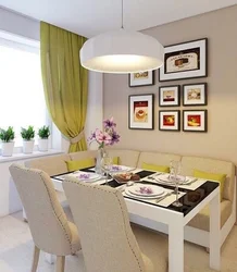 Design Of Kitchen And Dining Area In The House