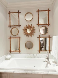 How to decorate bathroom walls photo