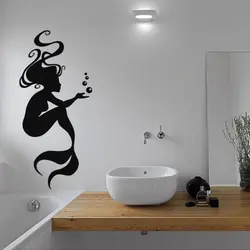 How to decorate bathroom walls photo