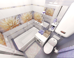 Bathroom design 180 by 180