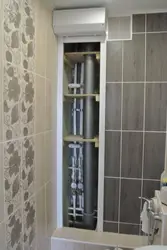 Bathroom pipe box photo