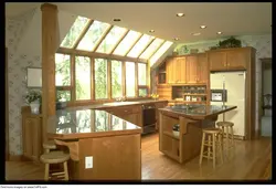 How to arrange a kitchen in a house photo