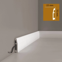 Bathroom baseboard design