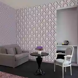 Wallpaper For The Living Room On A Non-Woven Basis Photo