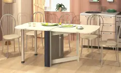 Mətbəx qatlanan fotoşəkillər üçün yemək masaları