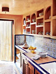 Ethno kitchen interior