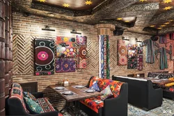 Ethno kitchen interior
