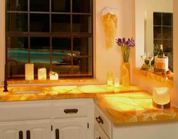 Onyx in the interior photo kitchen