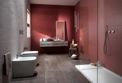 Plain bathroom design
