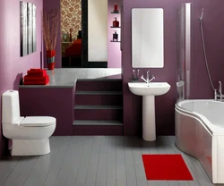Plain bathroom design