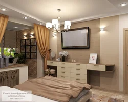 Кофе Жатын Бөлмесінің Интерьерінің Фотосы
