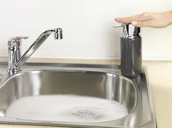 Detergent dispenser for kitchen interior