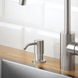 Detergent dispenser for kitchen interior