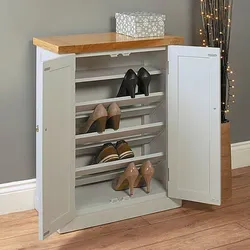 Shoe Cabinets In The Hallway Photo In The Interior