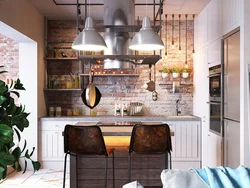 Provansning loft oshxonasi dizayni