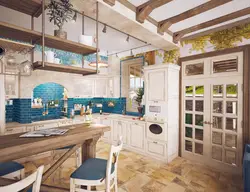 Loft kitchen design Provence