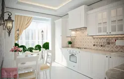 Kitchen Splashback Design In A Modern Style In Light Colors