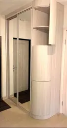 Угловой шкаф в прихожую с зеркалом фото дизайн