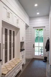 Wooden hallway interior