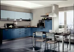 Kitchen in gray design what color goes with it