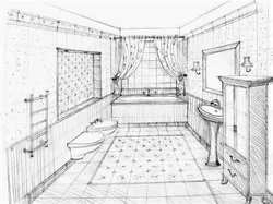 Drawn Bathroom Design