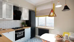 Kitchen in stalinka 9 square meters design