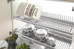 Drying in the kitchen interior