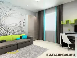 Белый интерьер гостиной акценты