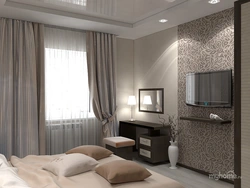 Bedroom in two-bedroom photo