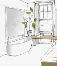 Bathroom Design Sketch