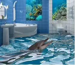 Плітка для ванны 3d дызайн