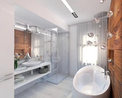 Bathroom design 16 sq.m.