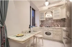 Soyuducu ilə Provence üslubunda mətbəx dizaynı