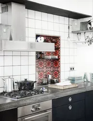 Types of interior kitchen tiles