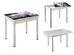 Folding kitchen table photo