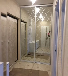 Mirror cabinet in the hallway interior photo