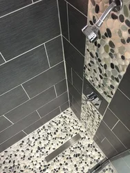 Tile insert photo bathroom