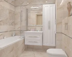 Hamam açıq bej plitələr fotoşəkili