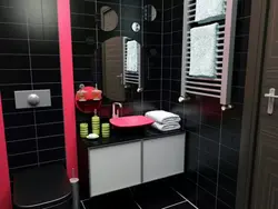 Qara tualet ilə hamam dizaynı