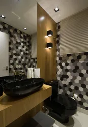 Qara tualet ilə hamam dizaynı