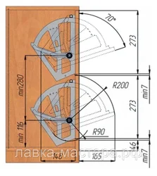 Рафҳои Пойафзол Дар Долон Акс Бо Андоза