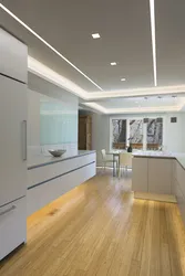 Mətbəxdə yüngül tavan fotoşəkili