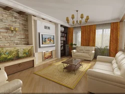 Evdə 4-6 qonaq otağı dizaynı