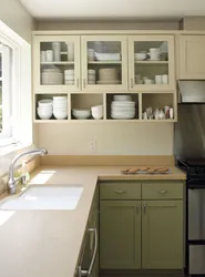 Kitchen Interior With One Wall Cabinet